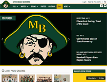 Tablet Screenshot of myrtlebeachseahawkathletics.com